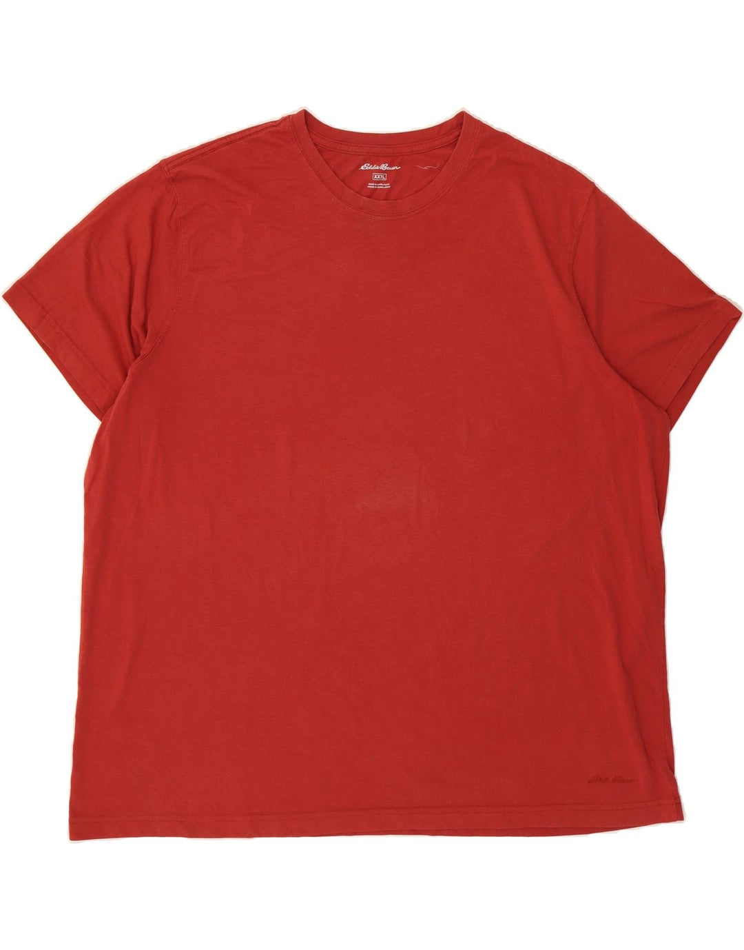 EDDIE BAUER Mens T-Shirt Top 3XL Red Cotton Vintage Eddie Bauer and Second-Hand Eddie Bauer from Messina Hembry 