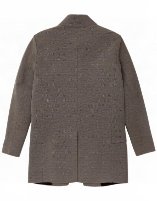 Zara Ανδρικό παλτό UK 36 Small Grey Polyester