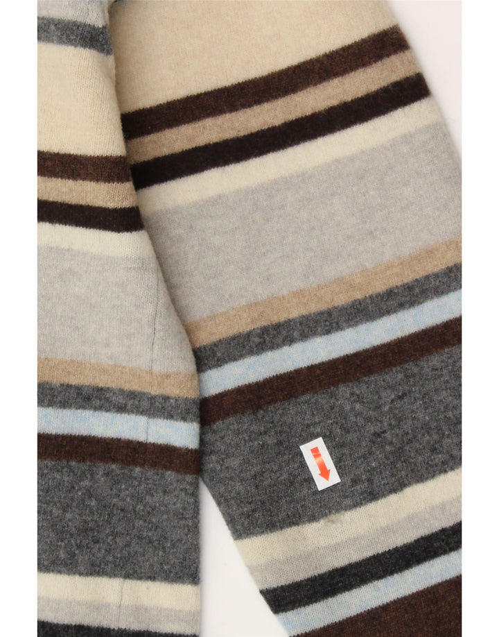 KAPPA Γυναικείο πουλόβερ με λαιμόκοψη UK 16 Μεγάλο πολύχρωμο ριγέ