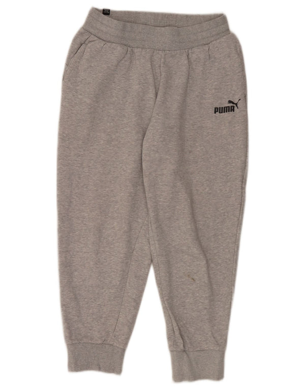 Puma γυναικεία αθλητική φόρμα παντελόνι Joggers UK 10 Small Grey Flecked