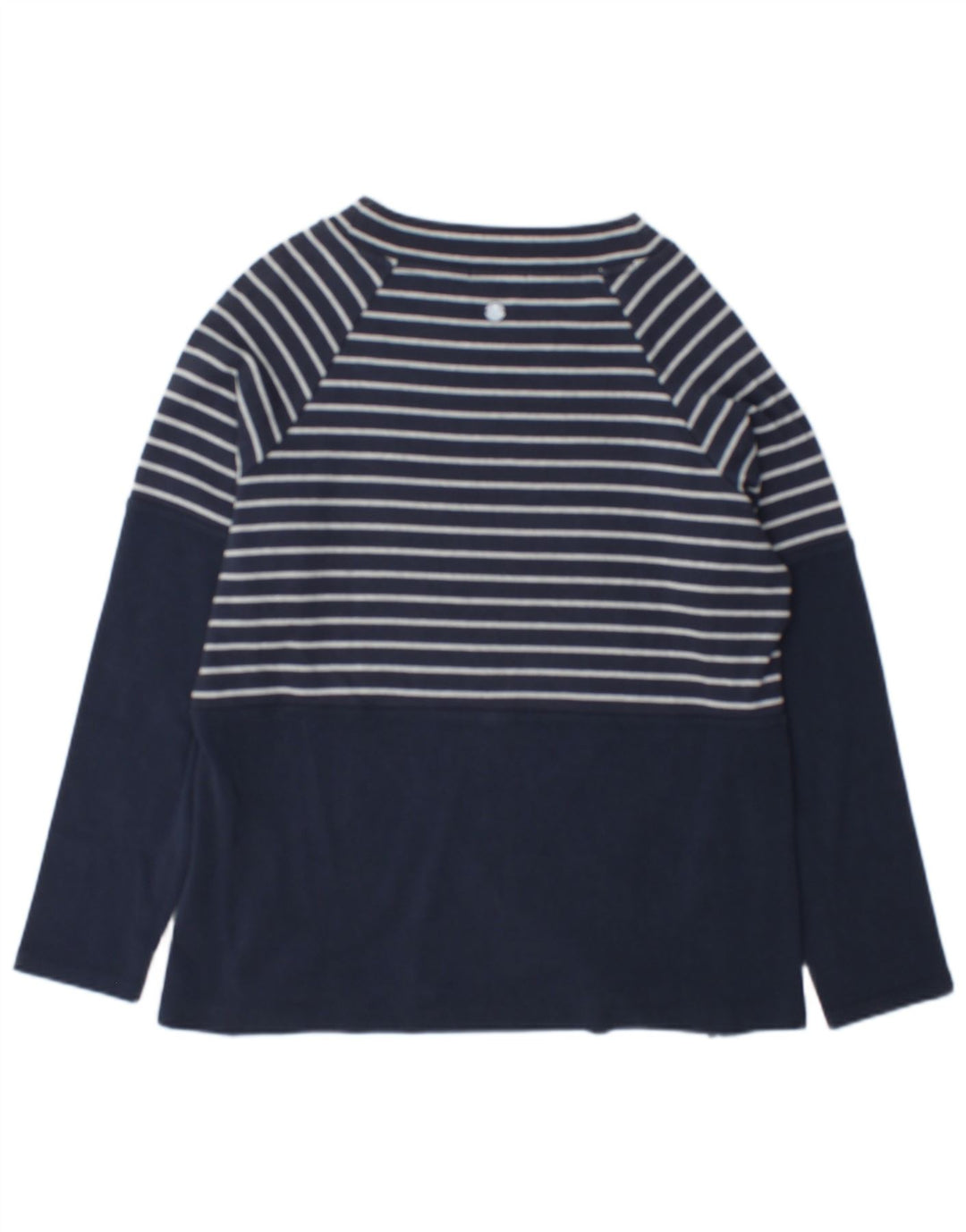 Barbour γυναικείο τοπ μακρυμάνικο UK 12 μεσαίο μπλε ριγέ βαμβακερό