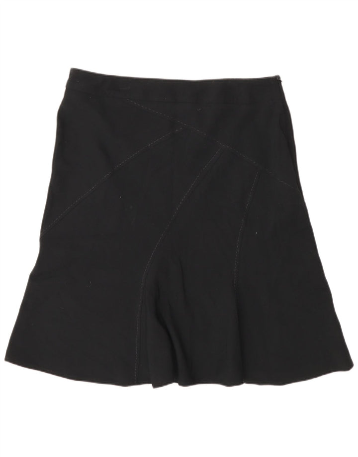 Marks & Spencer Γυναικεία φούστα A-Line UK 14 Large W32 Μαύρο Πολυεστέρας