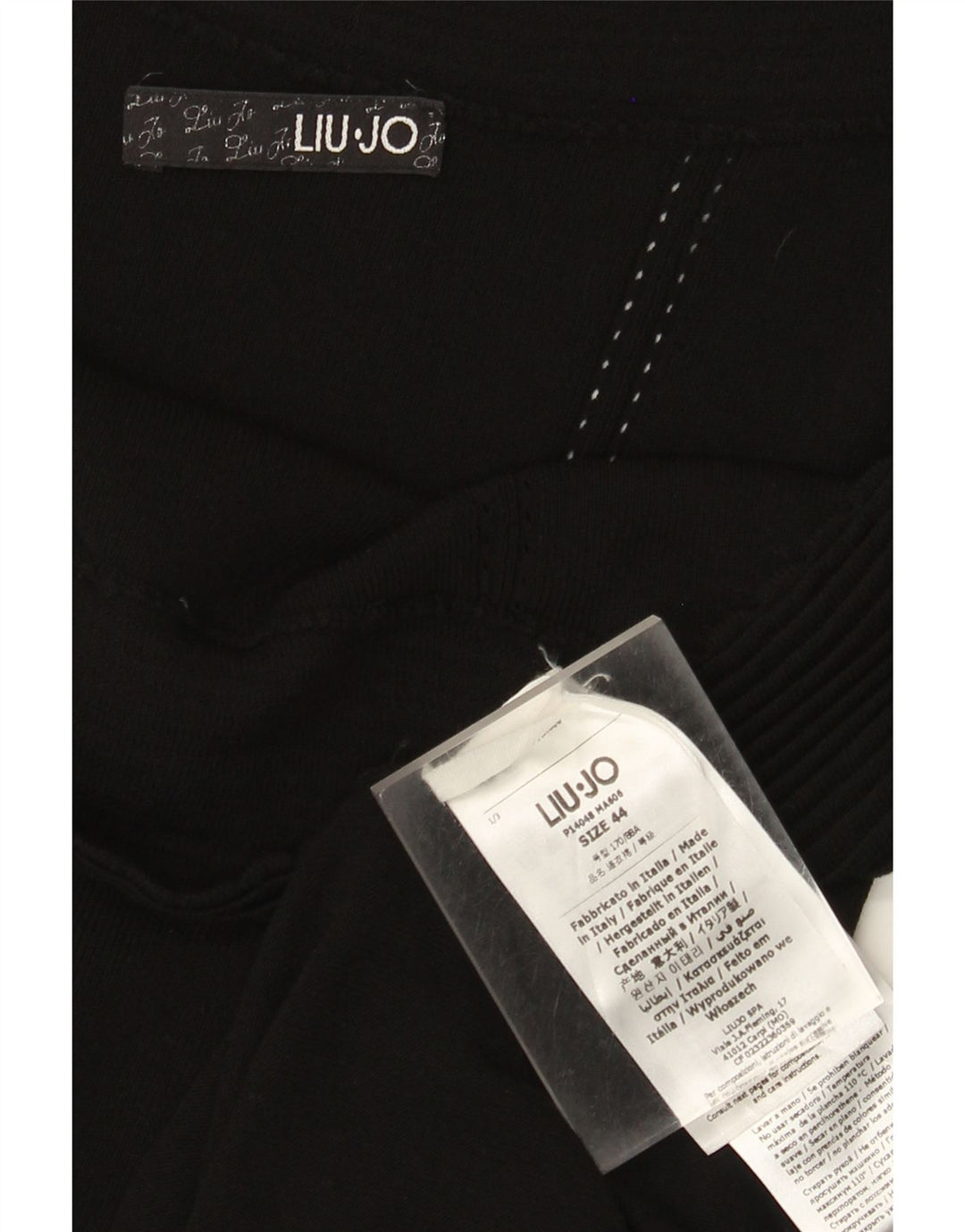 Liu Jo Γυναικείο Φόρεμα Off Shoulder IT 44 Medium Black Viscose