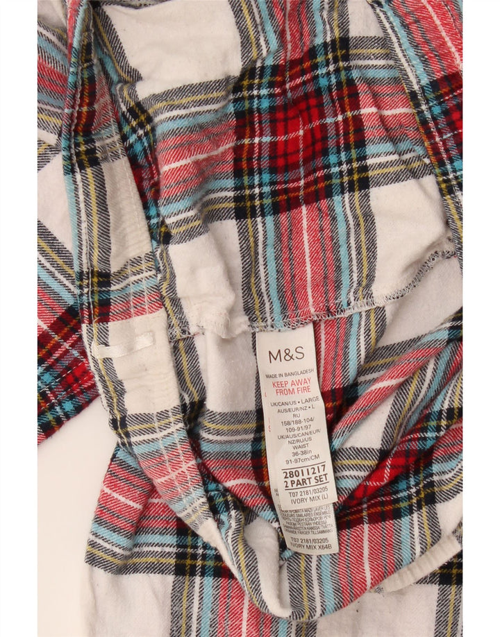 Marks & Spencer Γυναικείο Παντελόνι Chino Μεγάλο W34 L26 Πολύχρωμο Check
