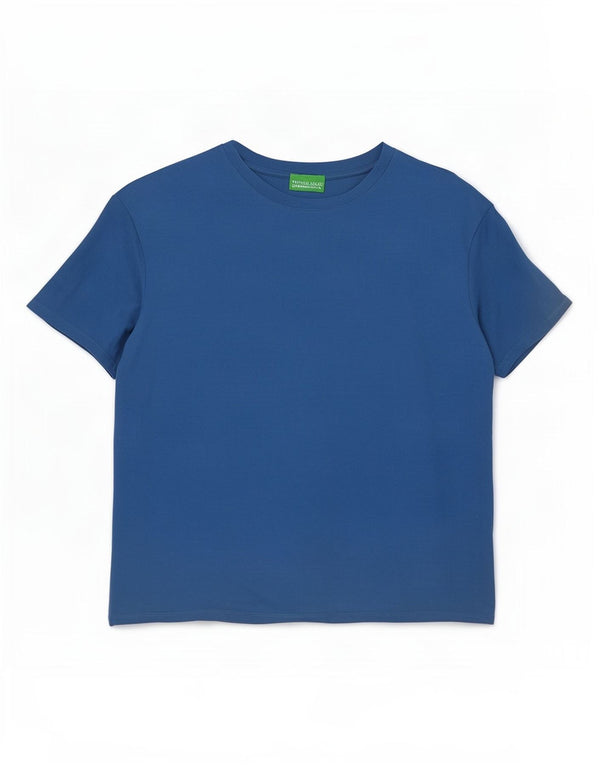 Benetton Γυναικείο T-Shirt Top UK 16 Large Blue