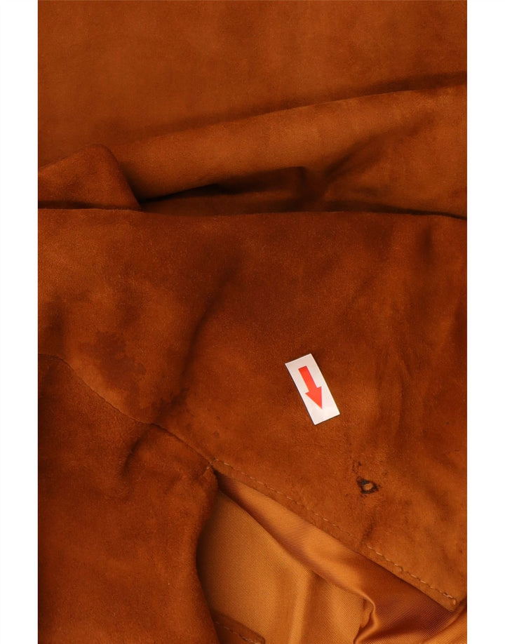 Jolly Γυναικείο Σουέντ Πανωφόρι IT 50 XL Καφέ Δερμάτινο