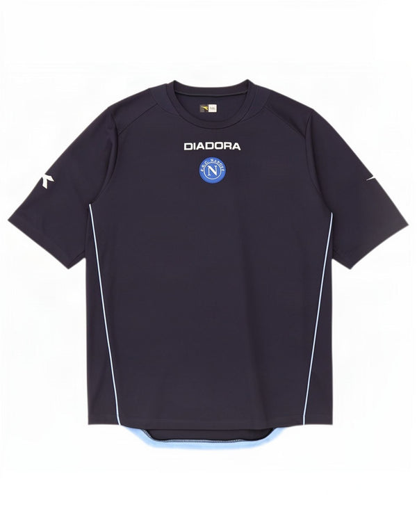 Ανδρικό γραφικό T-Shirt Diadora Top 2XL Navy Blue Polyester