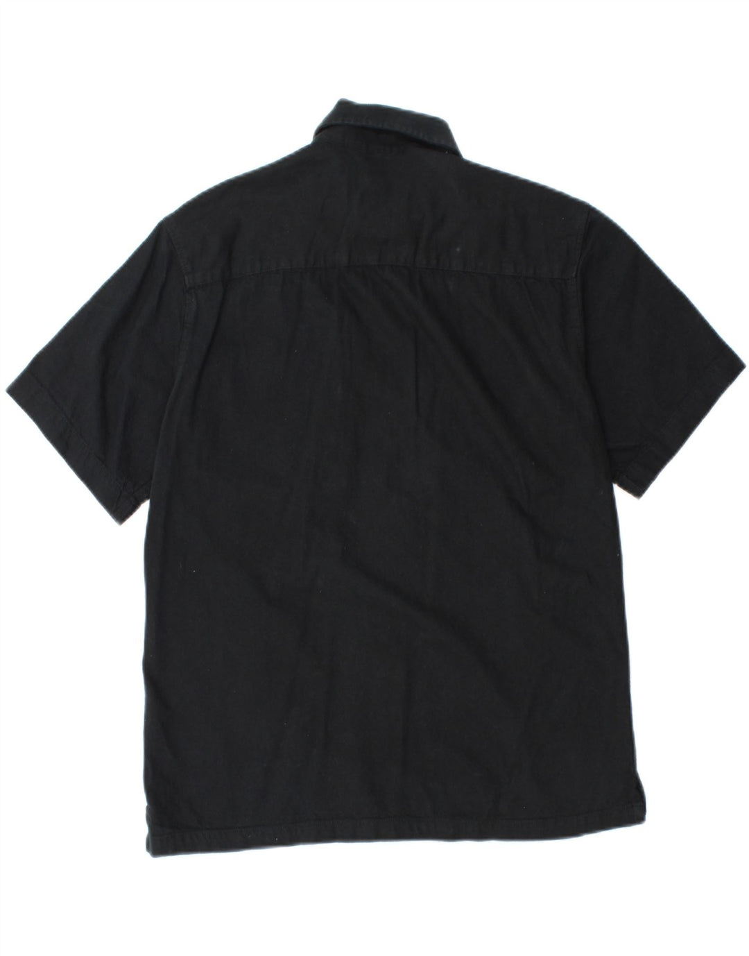 Jack & Jones Ανδρικό πουκάμισο με κανονική εφαρμογή, κοντό μανίκι, μικρό μαύρο βαμβακερό