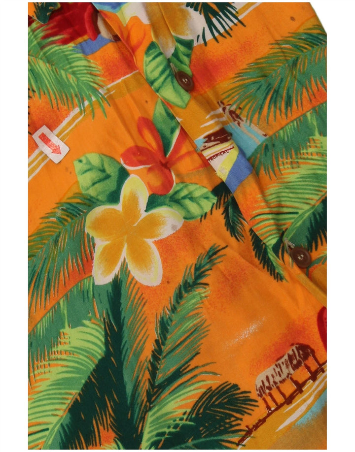 PETER ELLIOT Ανδρικό κοντομάνικο πουκάμισο μεγάλο πολύχρωμο φλοράλ Χαβάης