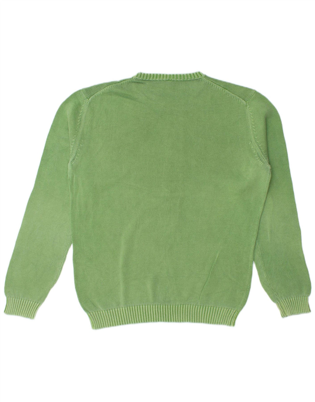 Ανδρικό πουλόβερ Benetton Crew Neck Jumper Μεσαίο πράσινο