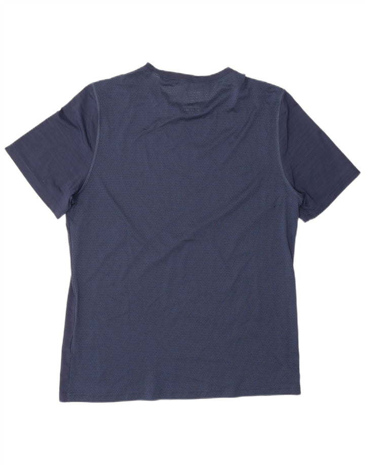 Ανδρικό γραφικό T-shirt REEBOK Top Medium Navy Blue