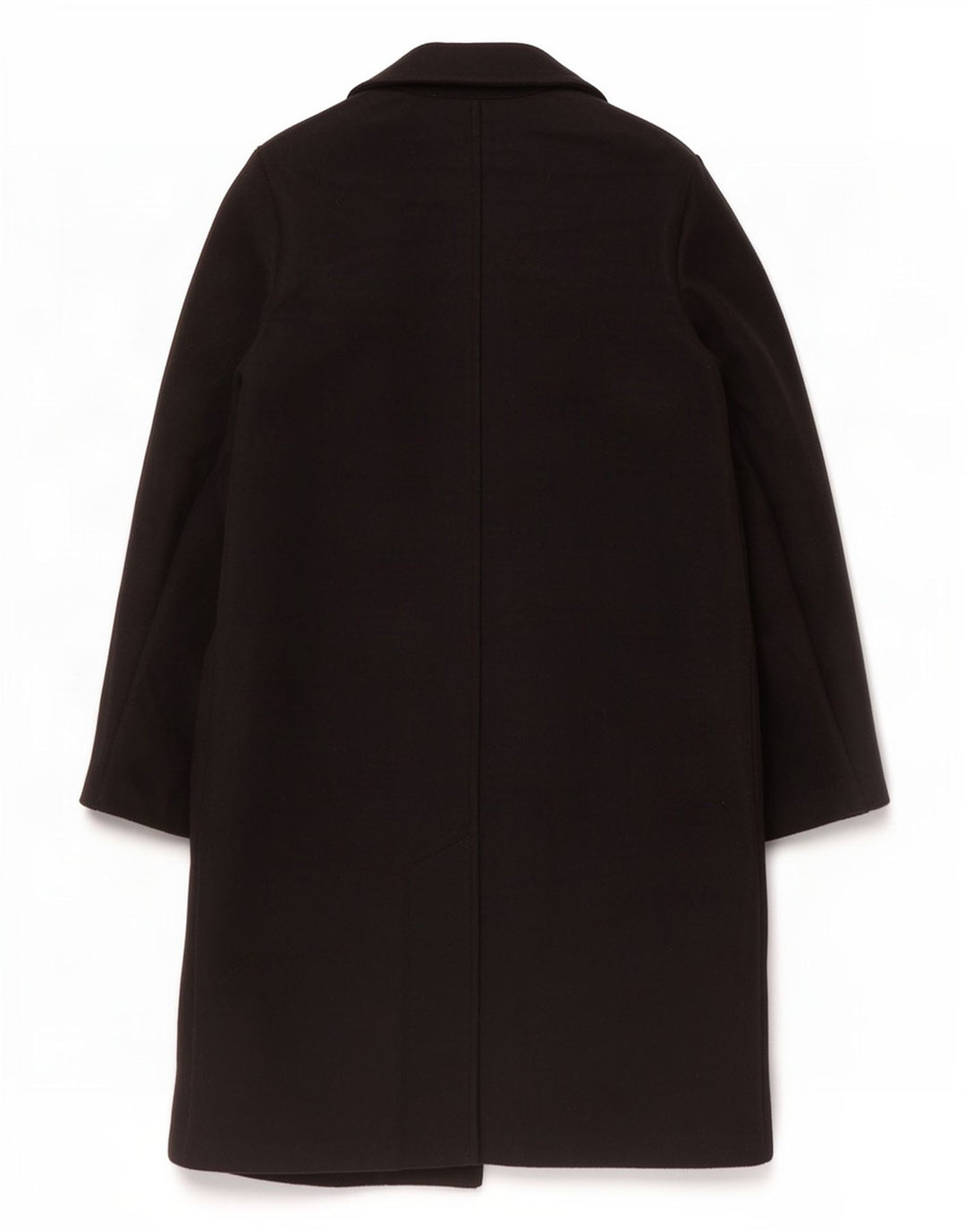 Zara Γυναικείο Ανοιχτό Παλτό UK 10 Small Black Polyester