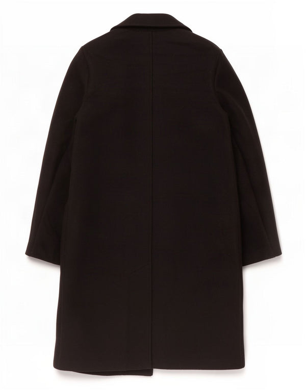 Zara Γυναικείο Ανοιχτό Παλτό UK 10 Small Black Polyester