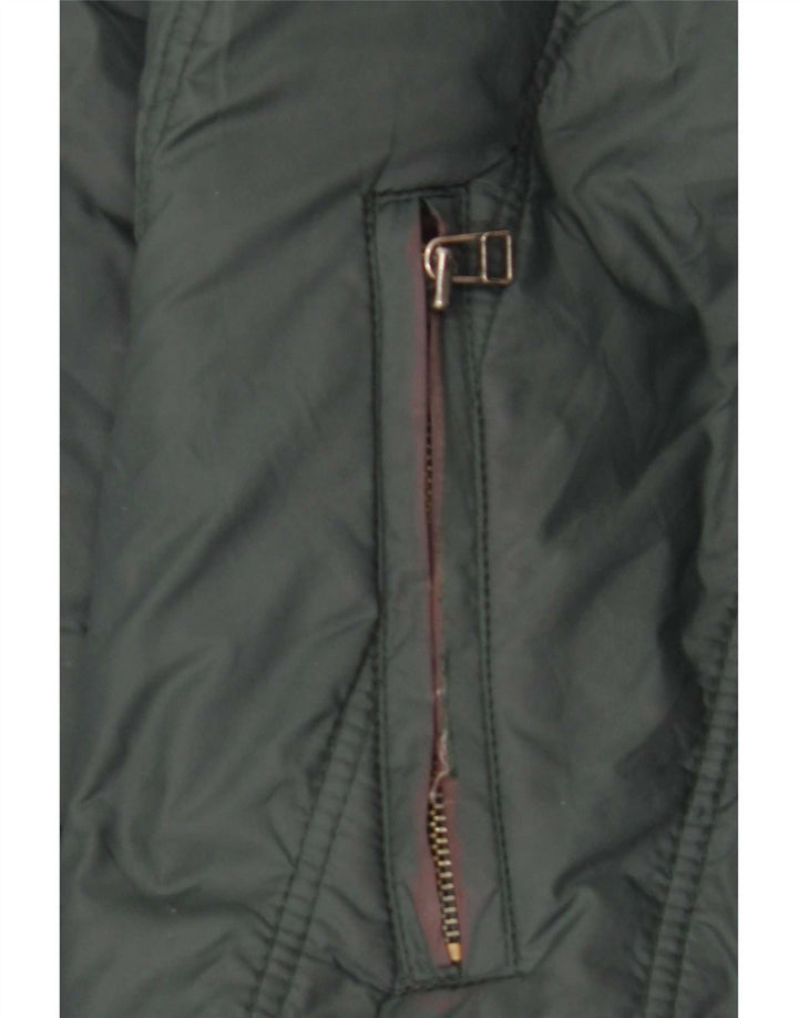Zara Ανδρικό μπουφάν UK 40 Large Green Nylon