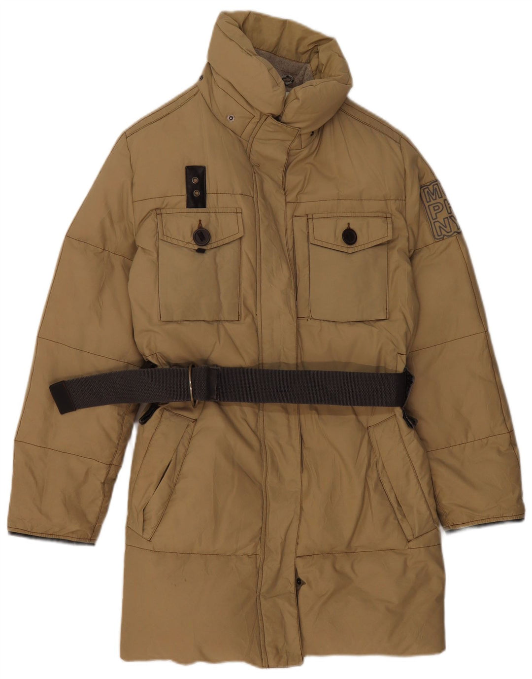 Murphy & Nye Γυναικείο παλτό με κουκούλα UK 14 Medium Khaki Polyamide
