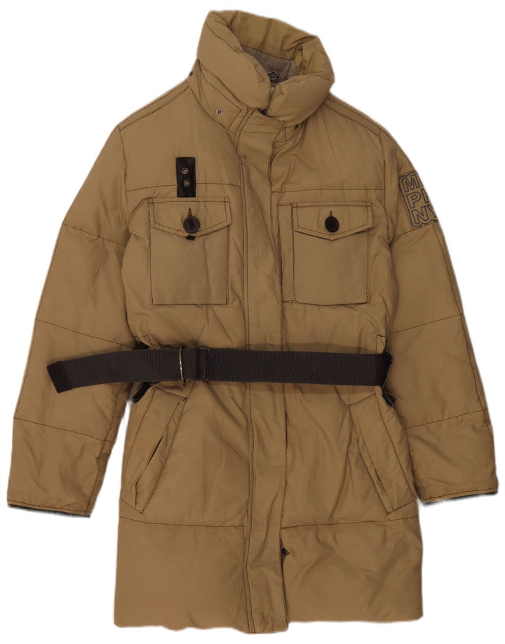 Murphy & Nye Γυναικείο παλτό με κουκούλα UK 14 Medium Khaki Polyamide