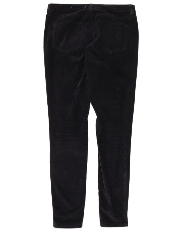 FAT FACE Womens Jegging Corduroy Trousers UK 10 Small  W32 L30 Navy Blue