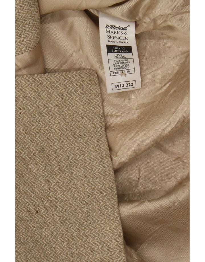 Marks & Spencer Γυναικείο Μπουφάν St. Michael Blazer UK 12 Medium Beige
