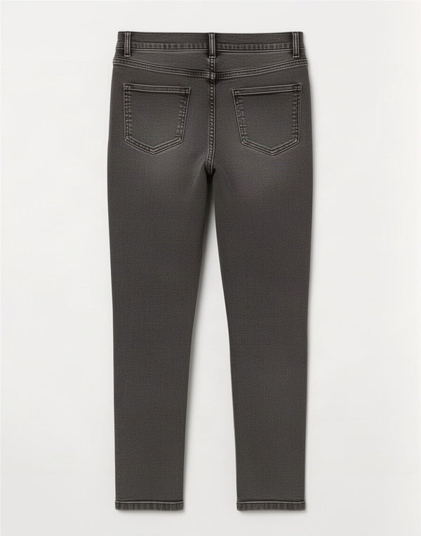 Marks & Spencer Γυναικεία Crop Skinny Jeans UK 14 Large W32 L25 Grey Cotton