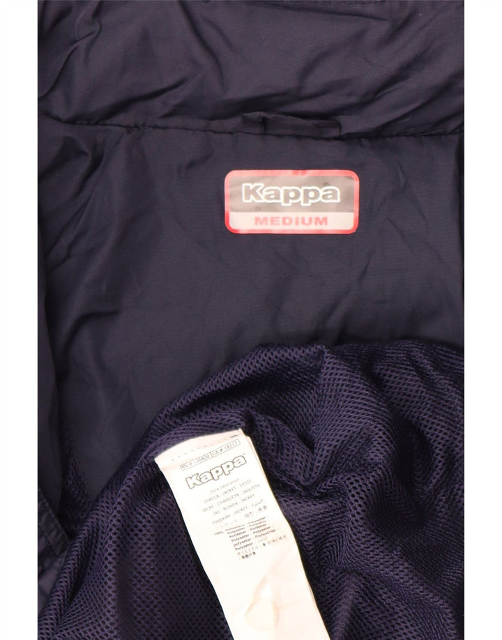 Ανδρική αθλητική φόρμα με κουκούλα KAPPA Top Jacket Medium Navy Blue Polyester