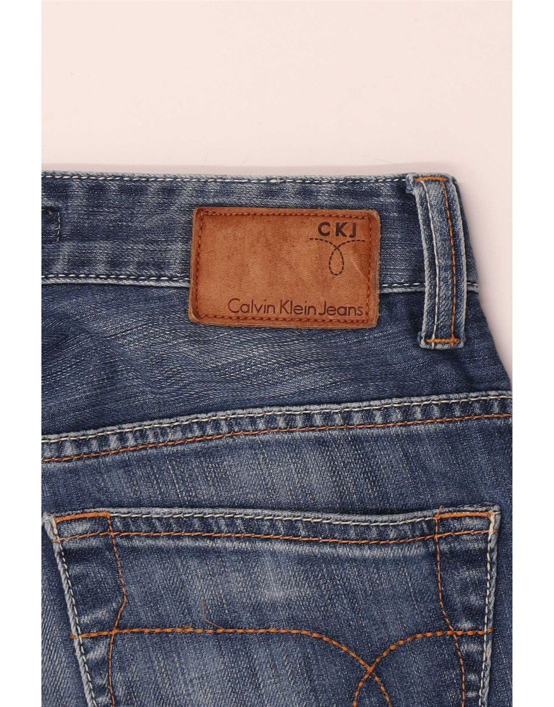 Γυναικείο τζιν ίσιο Calvin Klein W30 L34 Μπλε