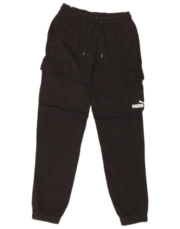 Puma Ανδρική φόρμα Cargo Παντελόνι Joggers Μικρό μαύρο βαμβακερό
