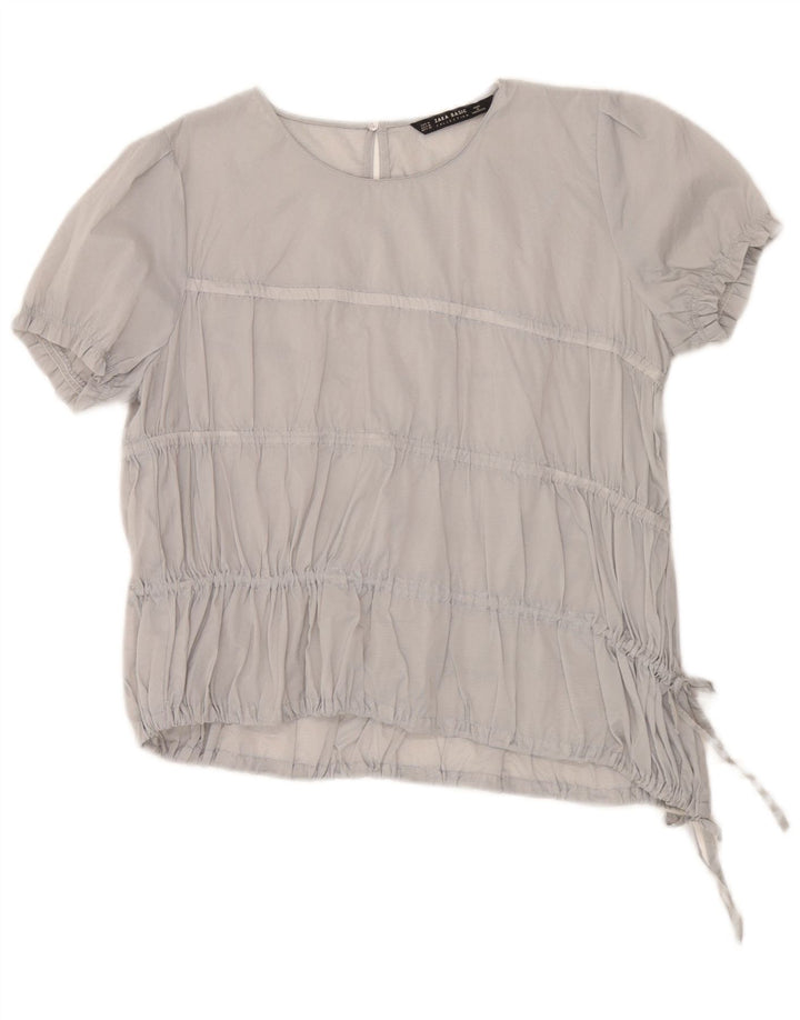 Zara Γυναικεία Μπλούζα Τοπ UK 14 Medium Grey