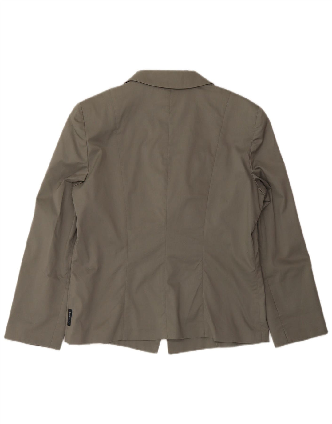 Armani Jeans Γυναικείο Μπουφάν με 2 Κουμπιά Μπλέιζερ US 14 XL Γκρι βαμβακερό