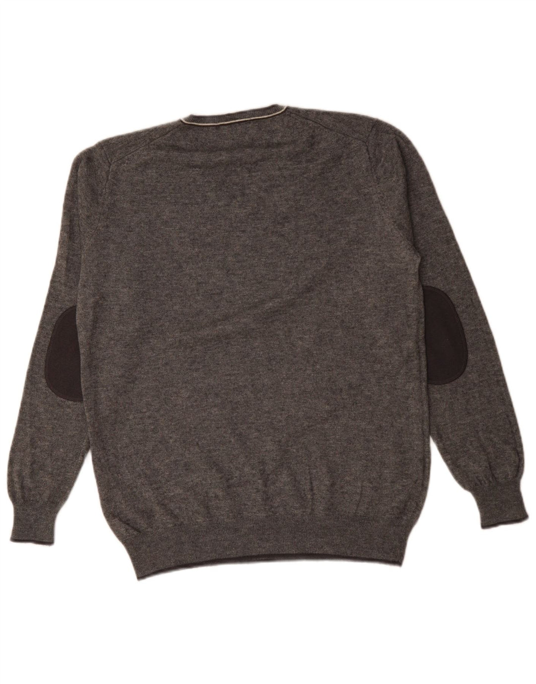 Ανδρικό πουλόβερ Harmont & Blaine με λαιμόκοψη με μεγάλο γκρι μαλλί