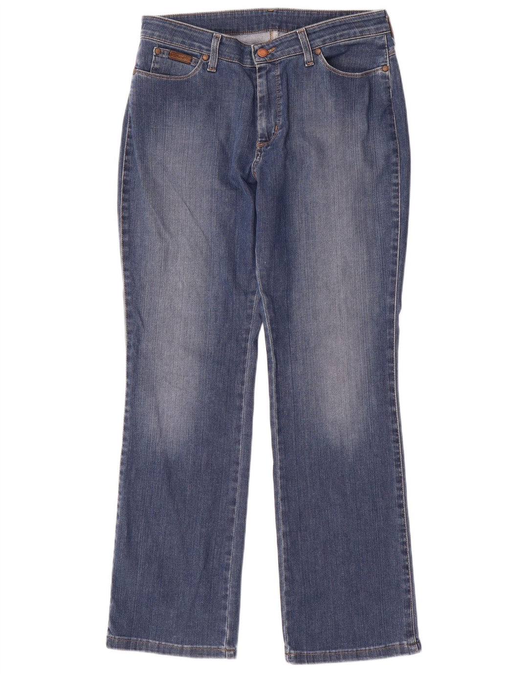 Wrangler Γυναικείο τζιν μποτάκι με καμπύλες W32 L30 Μπλε βαμβακερό