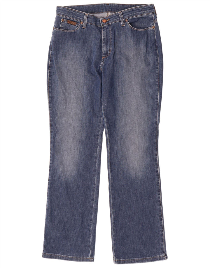 Wrangler Γυναικείο τζιν μποτάκι με καμπύλες W32 L30 Μπλε βαμβακερό