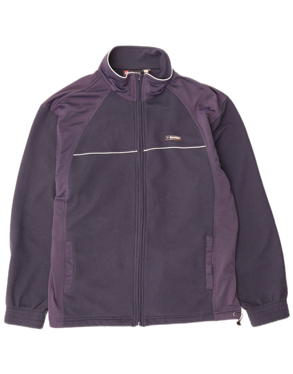 Ανδρική φόρμα Lotto Top Jacket UK 38/40 Medium Navy Blue Colourblock