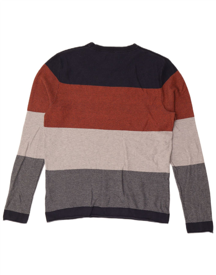 Ανδρικό μπλουζάκι Jack & Jones με μακρυμάνικο μεσαίο πολύχρωμο βαμβακερό ριγέ