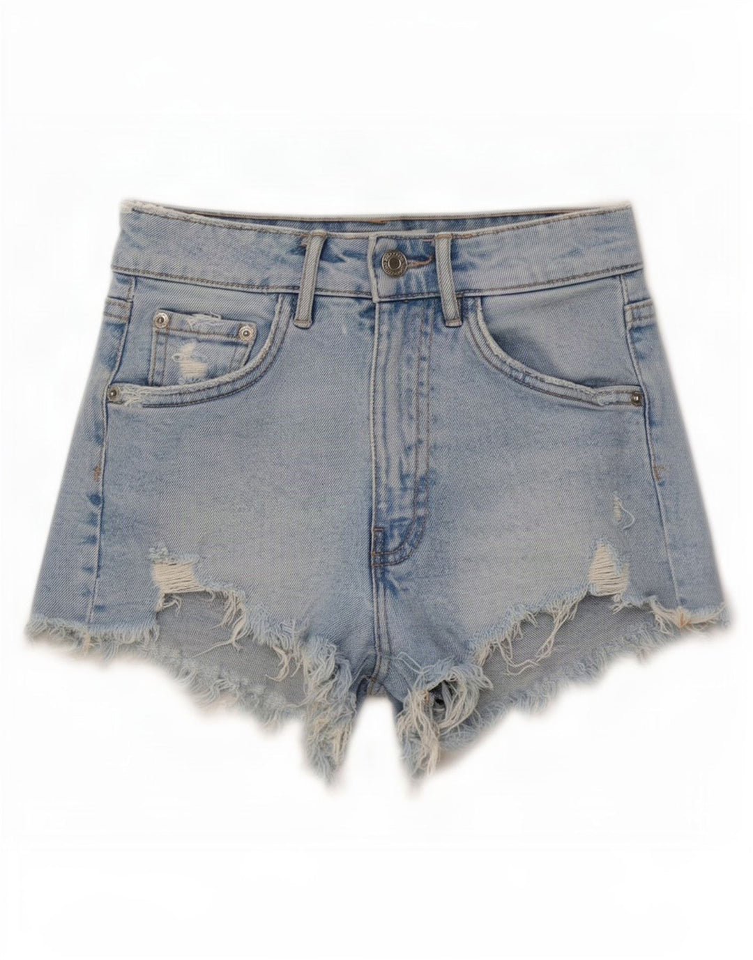Zara Γυναικείο τζιν σορτς EU 32 2XS W22 μπλε