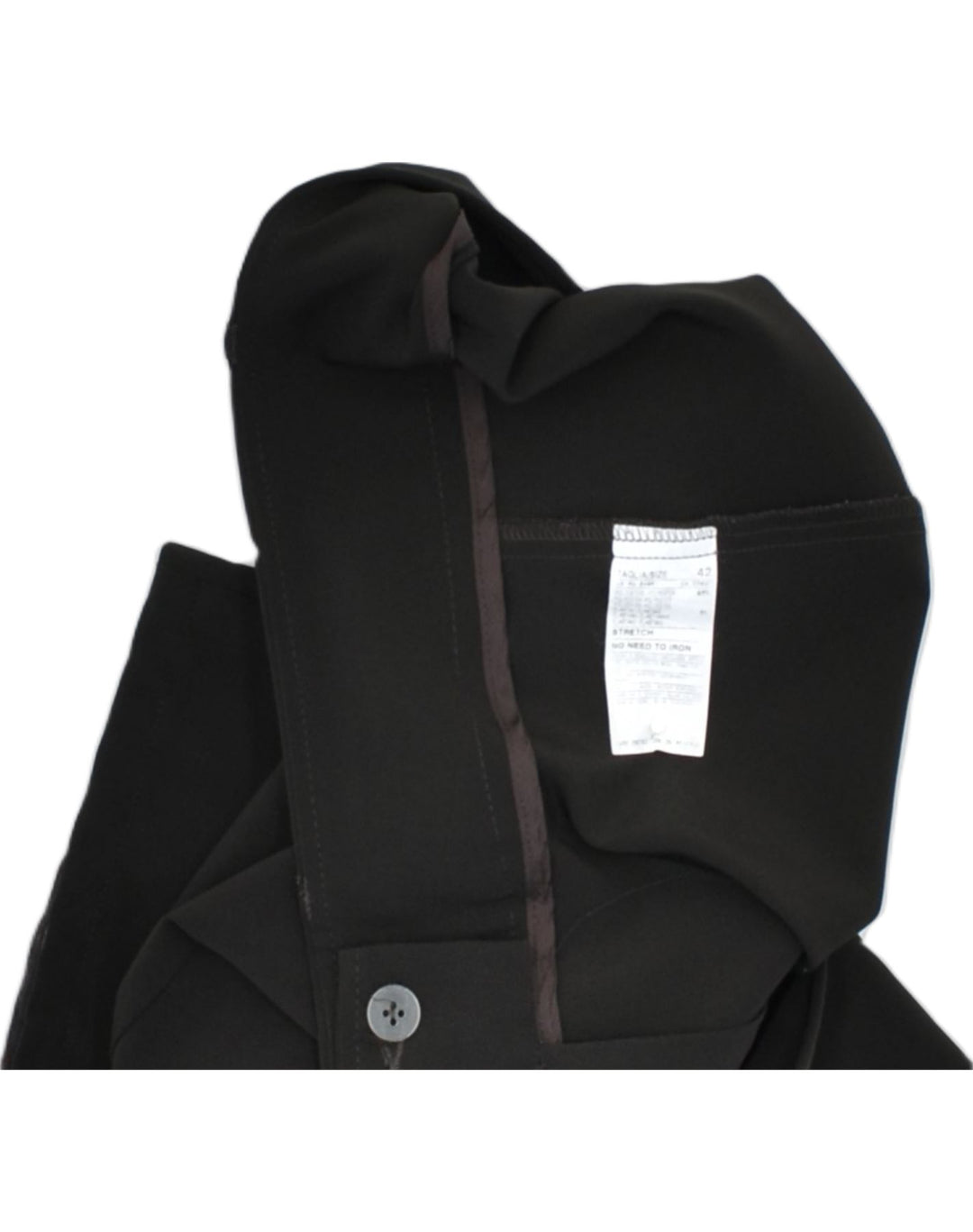 BENETTON Womens Wide Leg Casual Trousers IT 42 Medium W30 L30 Black | Vintage | Thrift | Second-Hand | Used Clothing | Messina Hembry 