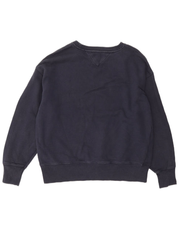 Ανδρικό φούτερ Tommy Hilfiger Jumper Large Navy Blue Cotton