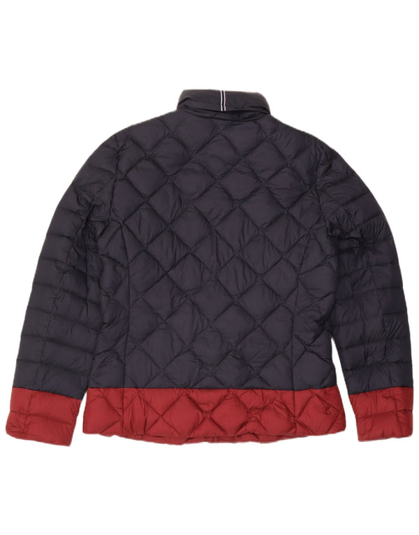 Tommy Hilfiger γυναικείο μπουφάν UK 18 XL Navy Blue Colorblock Nylon