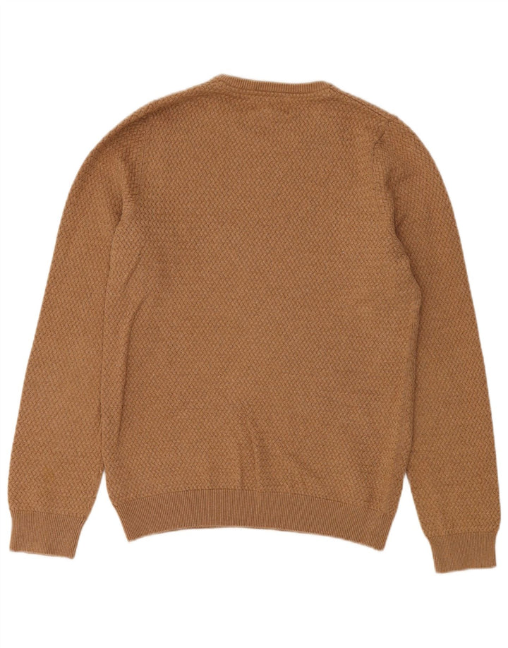 Ανδρικό πουλόβερ MARKS & SPENCER Regular Fit Crew Neck Jumper Small Beige