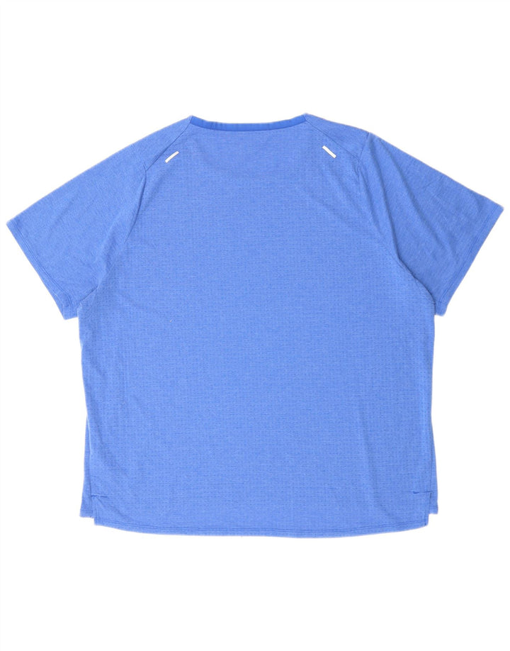 Ανδρικό T-Shirt NIKE Dri Fit Top 2XL Blue Polyester