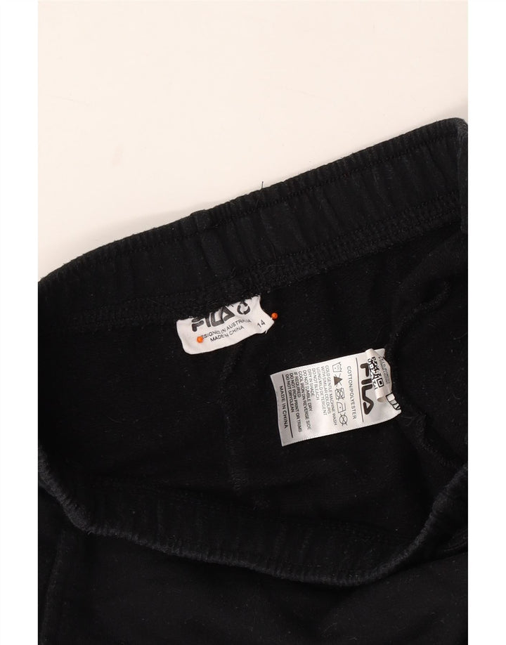 FILA Girls Graphic Cargo αθλητική φόρμα παντελόνι Joggers 13-14 ετών μαύρο