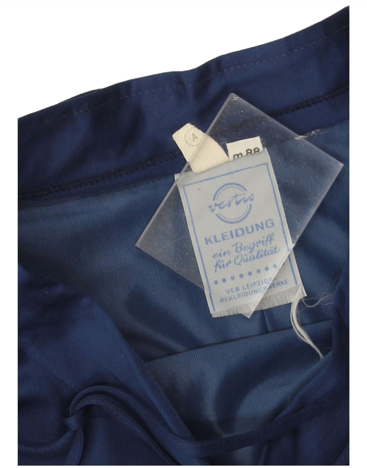 Vintage γυναικεία ασύμμετρη φούστα W26 Small Navy Blue