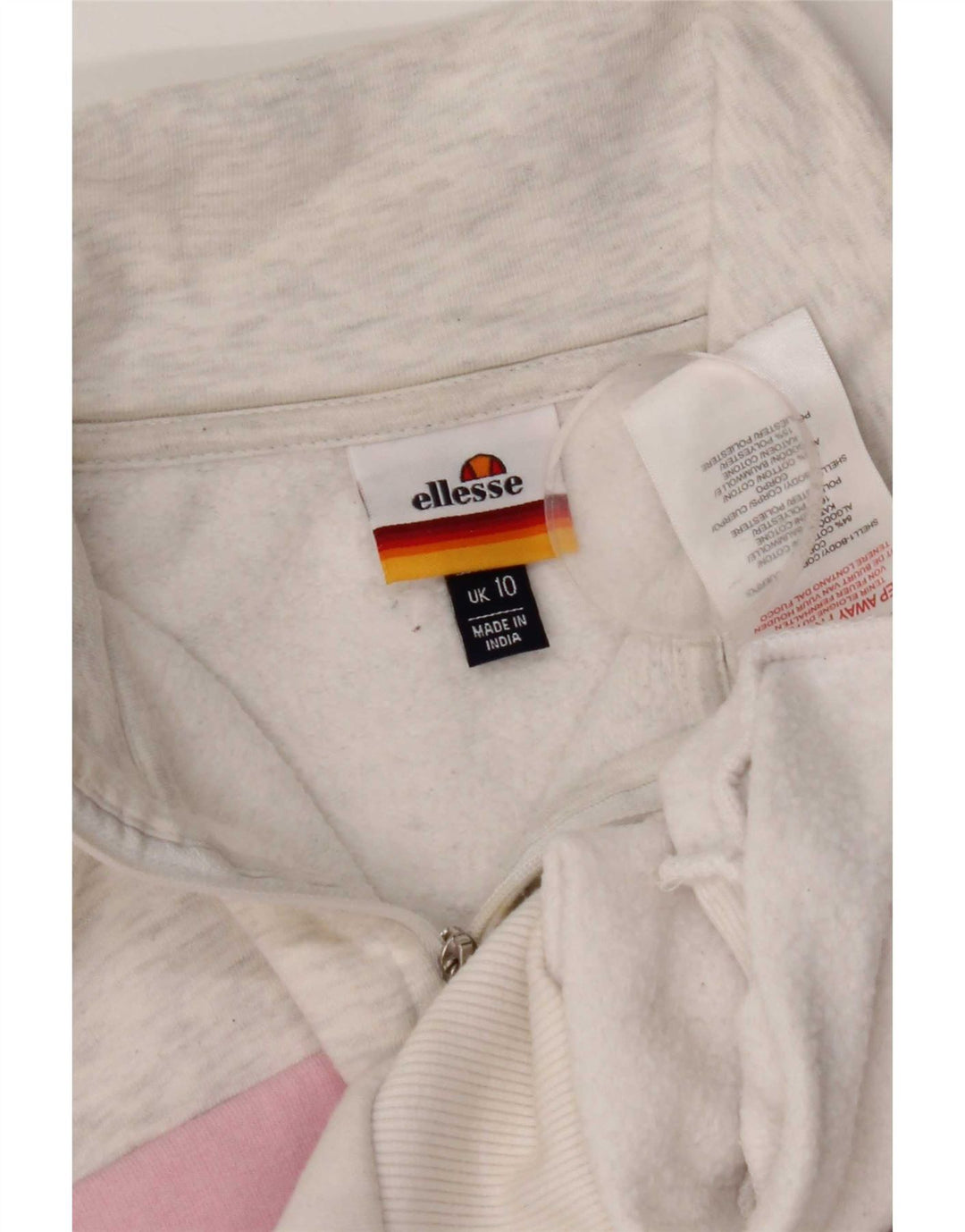 Γυναικείο φούτερ Ellesse Oversized Crop Jumper UK 10 Small Grey