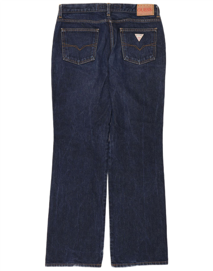 Ανδρικό τζιν Guess Straight W32 L32 Navy Blue Cotton