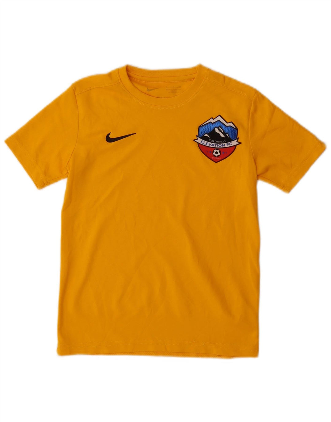 Μπλουζάκι Nike Boys Dri Fit Graphic T-shirt 8-9 ετών Μικρό κίτρινο πολυεστέρα