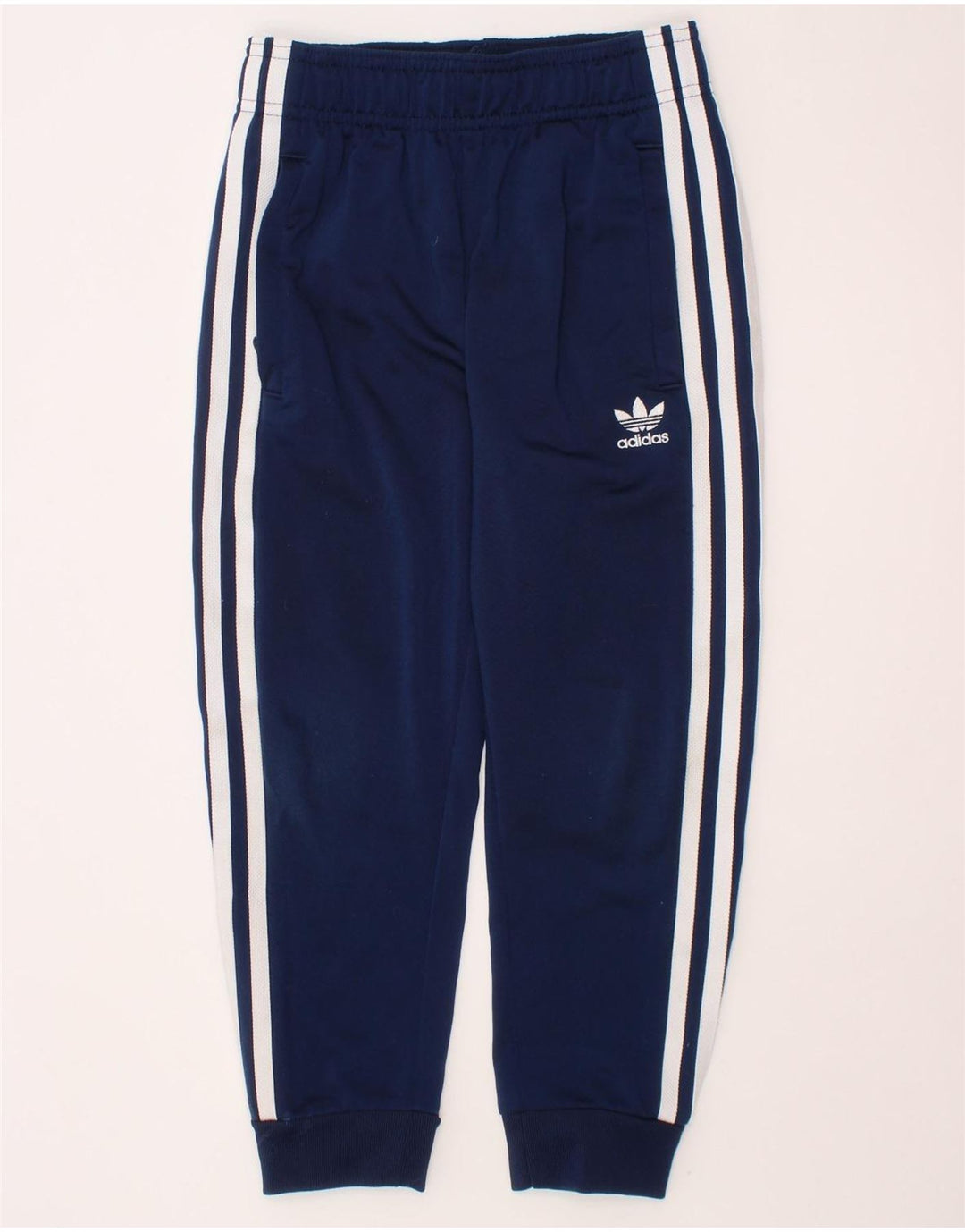 ADIDAS Boys Aeroready Tracksuit Trousers Joggers 5-6 Years Navy Blue