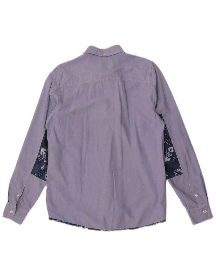 Ανδρικό πουκάμισο Carhartt Slim Small Blue Colourblock Βαμβακερό