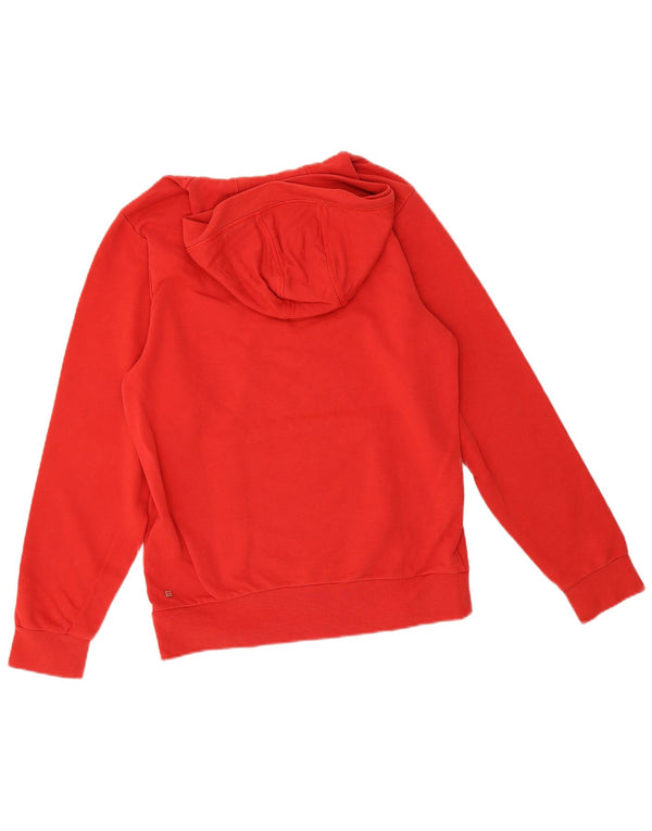 Puma Boys Graphic Hoodie Jumper 13-14 Years Red Cotton
