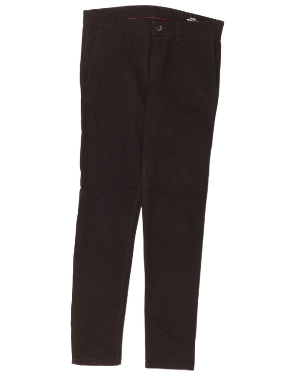 Zara Ανδρικό παντελόνι Chino Slim EU 40 Medium W31 L30 Μαύρο βαμβακερό