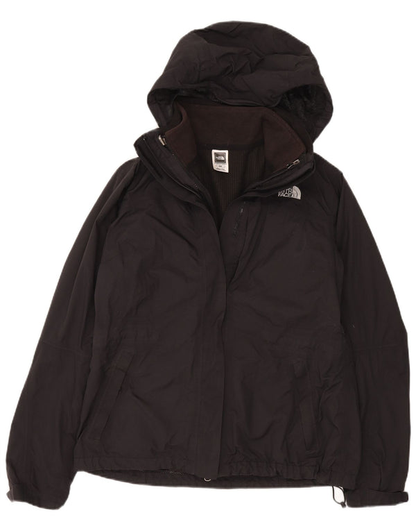 The North Face γυναικείο μπουφάν με κουκούλα αντιανεμικό UK 12 Medium Black