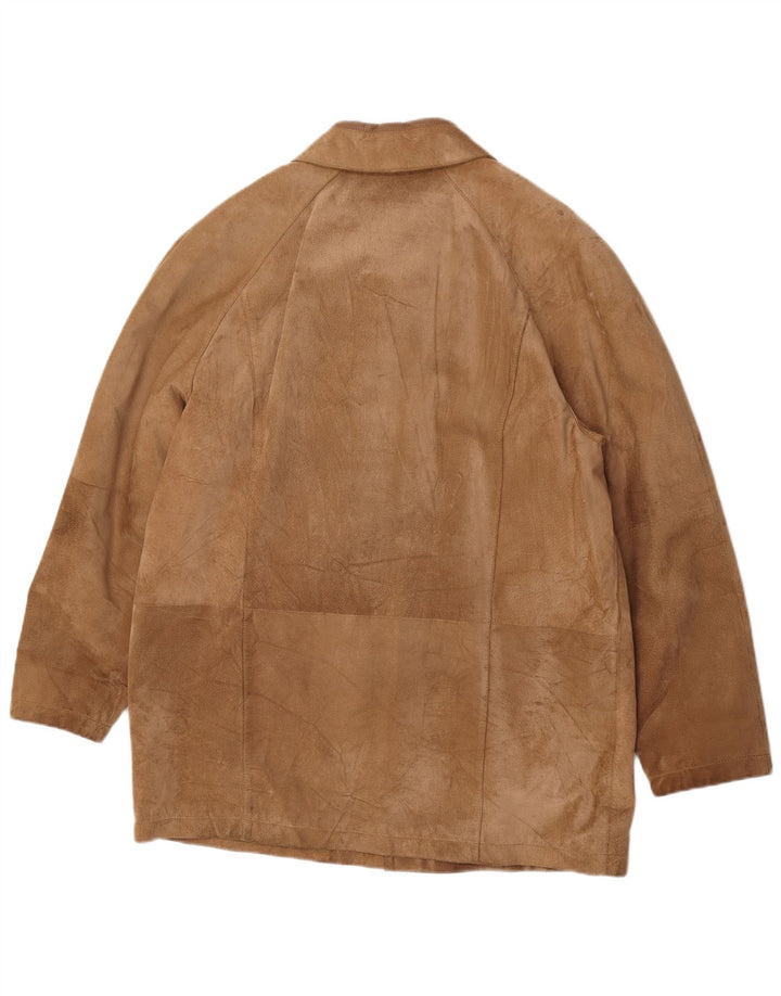 Torras Ανδρικό Suede Windbreaker Jacket IT 50 Large Brown